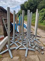 Hindernis materiaal, staanders 12x 150cm gegalvaniseerd, Dieren en Toebehoren, Ophalen, Gebruikt, Springen
