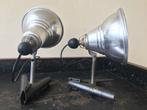 2 x Lita Lampen Spots met knijper Vintage aluminium Frans, Antiek en Kunst, Antiek | Lampen, Ophalen of Verzenden