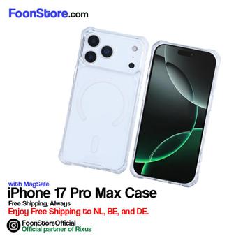 Rixus Armor-X Anti-Shock Case met MagSafe iPhone 17 Pro Max beschikbaar voor biedingen