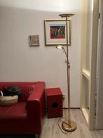 Staande lamp met leeslamp, Huis en Inrichting, Lampen | Vloerlampen, Ophalen of Verzenden, Zo goed als nieuw, Metaal, 150 tot 200 cm