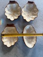 Houten schalen met parelmoer inleg, Huis en Inrichting, Gebruikt, Schaal, Ophalen of Verzenden, Overige vormen