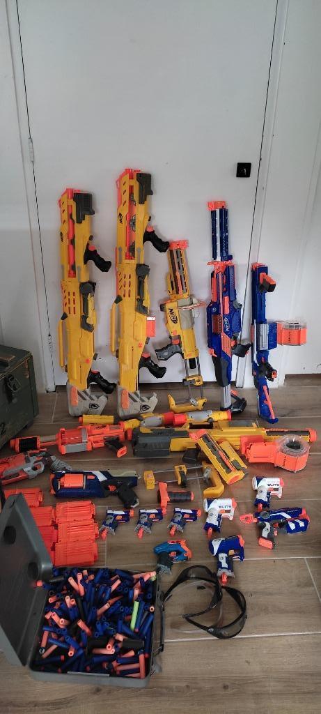 Nerf set, Kinderen en Baby's, Speelgoed | Buiten | Actiespeelgoed, Gebruikt, Ophalen