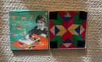 Vintage mozaïek puzzel gekleurde houten stukjes, Kinderen en Baby's, Speelgoed | Kinderpuzzels, Ophalen of Verzenden, 10 tot 50 stukjes