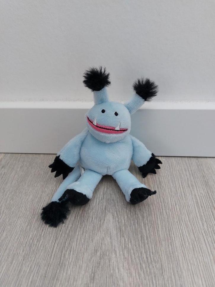 Knuffel vingerpop boek maar eerst ving ik een monster L224, Kinderen en Baby's, Speelgoed | Knuffels en Pluche, Zo goed als nieuw
