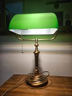 Steinhauer bankierslamp notarislamp, Klassiek, Ophalen of Verzenden, Zo goed als nieuw, Glas