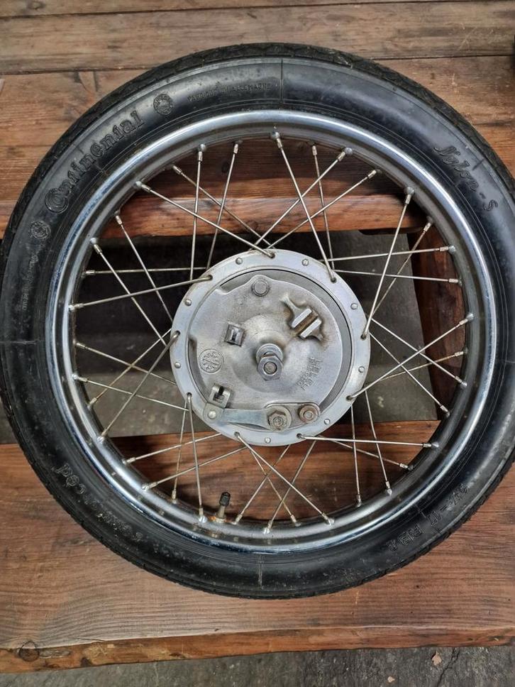 Kreidler Leleu 160 mm complete voorwiel, zeer mooie staat!!, Fietsen en Brommers, Brommeronderdelen | Kreidler, Overige typen