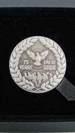 2 Oz Commemorating The 75th Anniversary End of World War II, Verzenden, Losse munt, Zilver