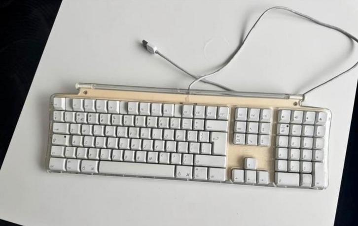 Vintage Apple Pro Keyboard M7803 - Verzamelobject, Computers en Software, Toetsenborden, Gebruikt, Qwerty, Bedraad, Ophalen of Verzenden