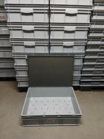 Kunststof bakken 80x60x23cm met deksel - Gebruikt bak kist, 60 cm of meer, Zo goed als nieuw, Minder dan 35 cm, Bak of Kist