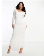 Witte Trouwjurk /verlovingsjurk /gelegenheidsjurk /avondjurk, Kleding | Dames, Jurken, Wit, Maat 42/44 (L), Ophalen of Verzenden