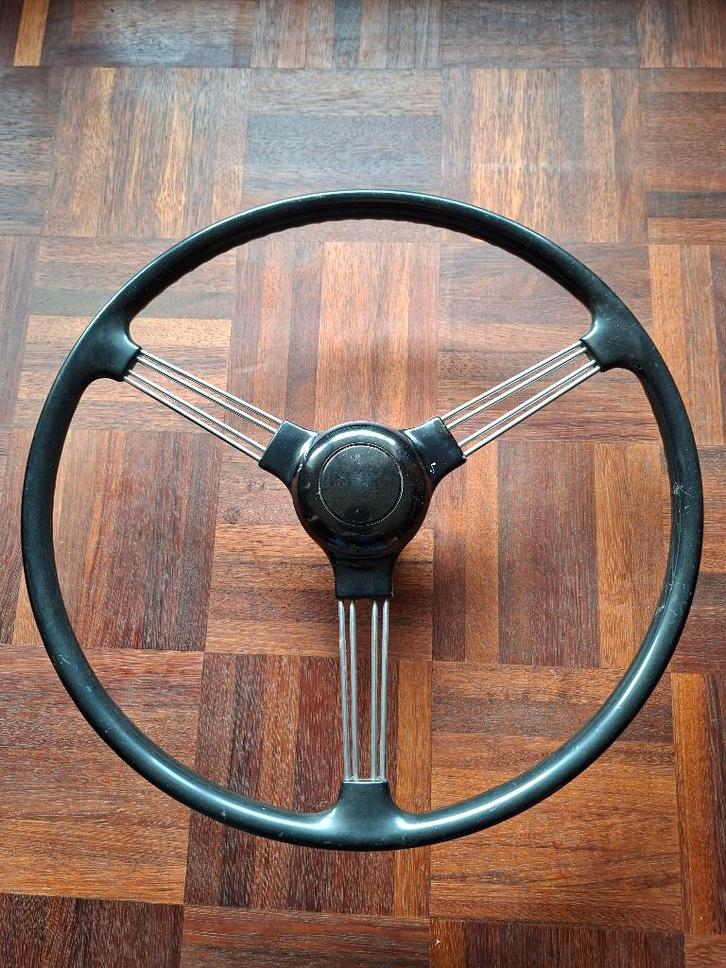 Austin Healey 100 3-spaaks Bakelite stuurwiel  met Horn Push, Auto-onderdelen, Motor en Toebehoren, Oldtimer onderdelen, MG, Rover