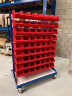 Bakkenwagen met opbergbakken, Ophalen