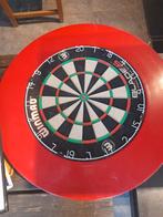 Dartbord met Rand en Scorebord, Sport en Fitness, Darts, Ophalen, Gebruikt, Dartbord met pijlen