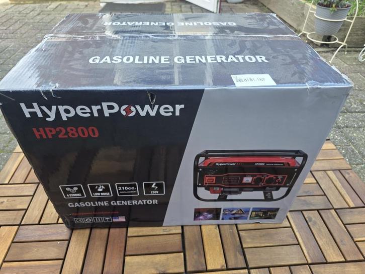 HyperPower HP2800 – 4-takt aggregaat – 2800W – Nieuw in doos, Caravans en Kamperen, Kampeeraccessoires, Nieuw, Ophalen