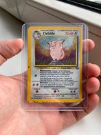 Clefable 1/44 holo base set 2 pokemon kaart, Ophalen of Verzenden, Zo goed als nieuw, Losse kaart
