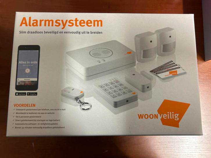 Alarmsysteem - Woon Veilig, Doe-het-zelf en Verbouw, Alarmsystemen, Nieuw, Compleet systeem, Beweging, Draadloos, Ophalen of Verzenden