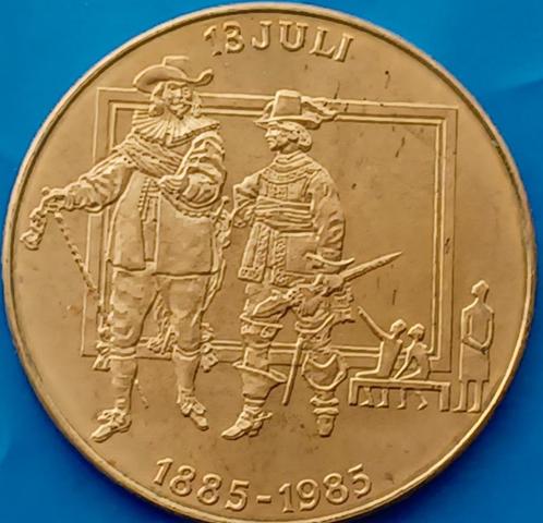 Penning 100 jaar Rijksmuseum Amsterdam - 1985, Postzegels en Munten, Penningen en Medailles, Brons, Nederland, Verzenden