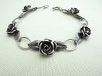 Prachtige armband 5 rozen met dubbele blaadjes, Teka (6602-3, Sieraden, Tassen en Uiterlijk, Armbanden, Ophalen, Zo goed als nieuw