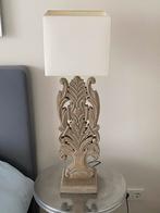 Beige Lampenkappen Set van 2, Ophalen, Zo goed als nieuw, Stof, Minder dan 100 cm