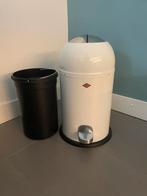 Wesco kickmaster 12 liter Wit - Zo goed als nieuw!, Huis en Inrichting, Ophalen, Met pedaal, 50 tot 75 cm, Metaal