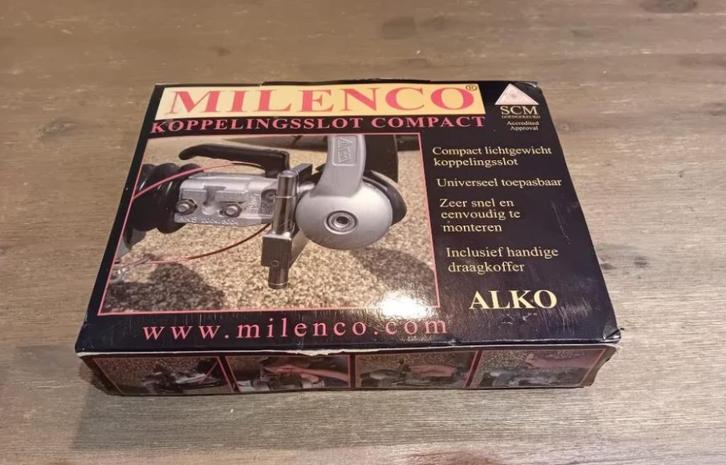 NIEUW Milenco koppelingsslot compact (disselslot), Caravans en Kamperen, Caravan accessoires, Nieuw, Ophalen