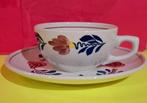 Nieuw Boerenbont theekop en schotel Boch Belgium, Huis en Inrichting, Keuken | Servies, Nieuw, Ophalen of Verzenden, Kop(pen) en/of Schotel(s)
