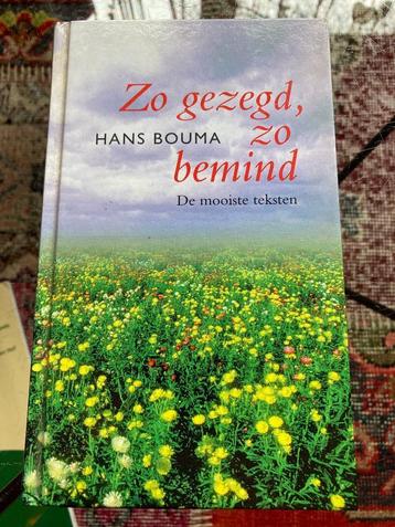 Zo gezegd zo bemind de mooiste teksten Hans Bouma boek proza beschikbaar voor biedingen