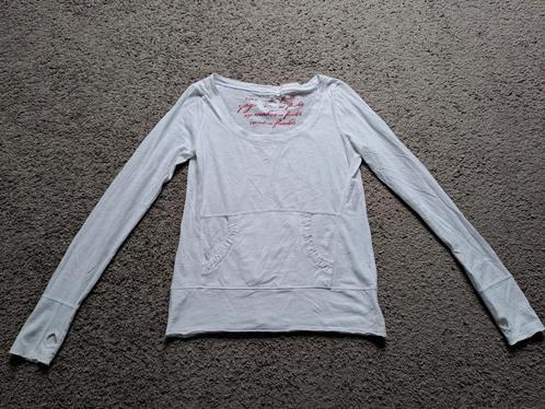 Zgan h&m sport shirt maat M, Kleding | Dames, Sportkleding, Zo goed als nieuw, Maat 38/40 (M), Wit, Ophalen of Verzenden