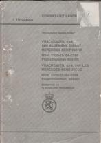 Mercedes Benz 290 GD technische handleiding militair, Ophalen of Verzenden