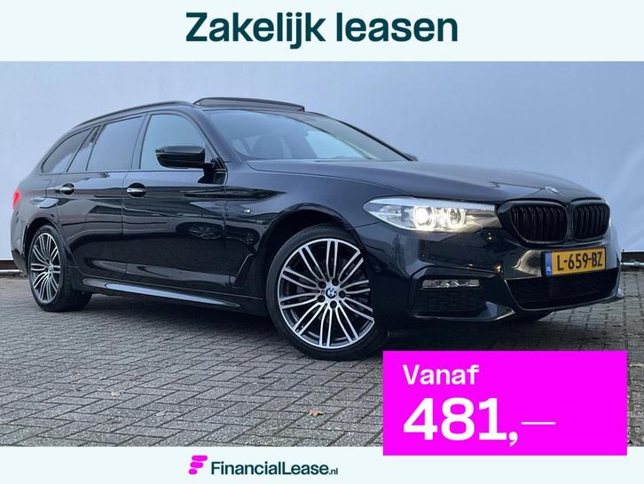 BMW 5 Serie Touring 520D 191pk High Executive M-sport Pano.d, Auto's, BMW, Bedrijf, Lease, Financial lease, 5-Serie, ABS, Airbags