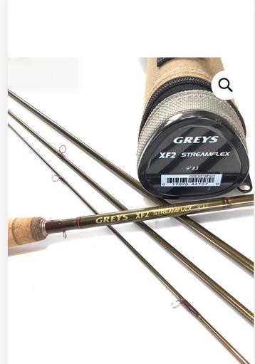 Prachtige NIEUWE Greys XF2 Streamflex reis vlieghengel 9' #3 beschikbaar voor biedingen