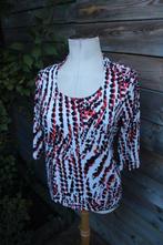 Tuniek offwhite/ rood/ zwart Chiarico mt L Vaste prijs AANBI, Ophalen of Verzenden, Zo goed als nieuw, Rood, Chiarico