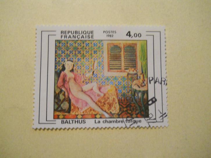 Frankrijk 1982 Tableau Balthus Yv.2245 gestempeld, Postzegels en Munten, Postzegels | Europa | Frankrijk, Gestempeld, Ophalen of Verzenden