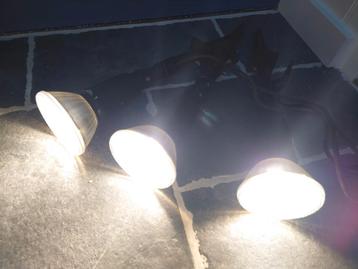 3x Hoog Kwalitatieve Massive tuinspots, elk 80Watt! Zgan! beschikbaar voor biedingen