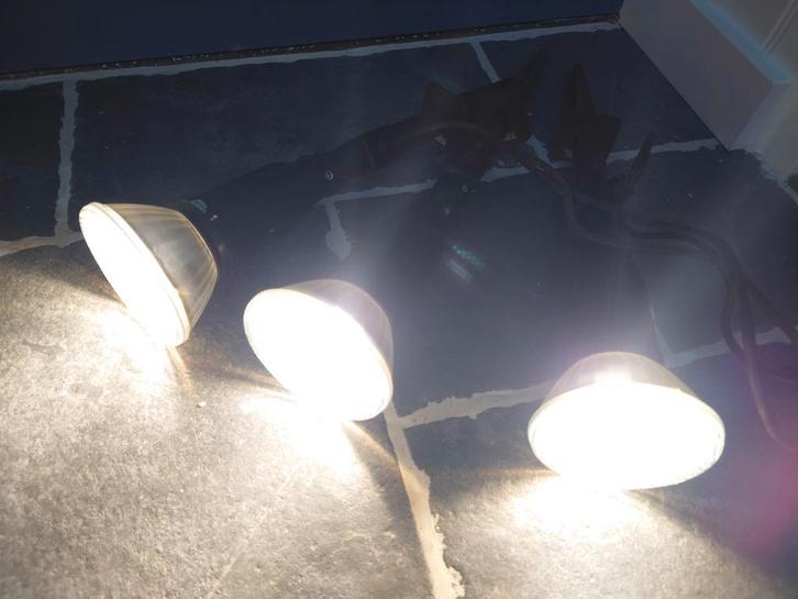 3x Hoog Kwalitatieve Massive tuinspots, elk 80Watt! Zgan!, Tuin en Terras, Buitenverlichting, Zo goed als nieuw, Spots, Kunststof