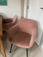 4 Oud roze eetkamerstoelen in goede staat, Huis en Inrichting, Ophalen, Twee, Overige kleuren, Zo goed als nieuw