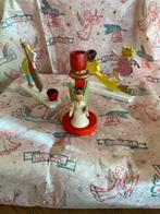 Erzgebergte Houten Kerst kandelaars 3 x, Ophalen of Verzenden, Gebruikt