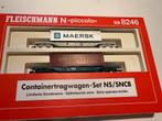 Fleischmann N 8246 Containertragwagen-Set NS/SNCB, Hobby en Vrije tijd, Modeltreinen | N-Spoor, Gelijkstroom, Fleischmann, Wagon