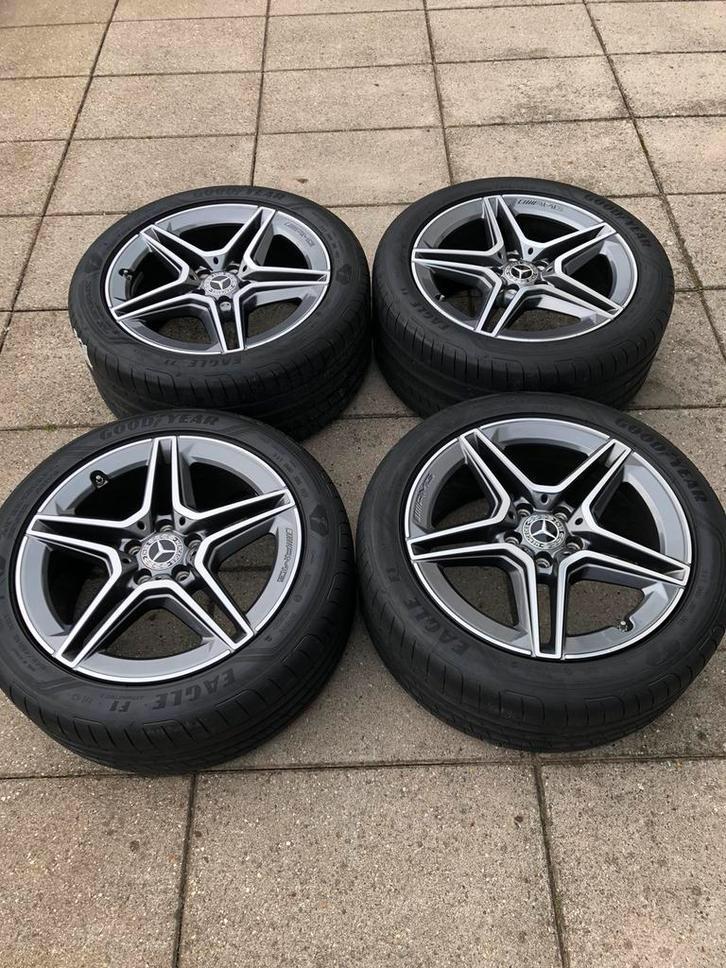 Zgan velgen Mercedes-Benz E-Klasse W213 AMG 18 Inch breedset, Auto-onderdelen, Banden en Velgen, Banden en Velgen, Zomerbanden