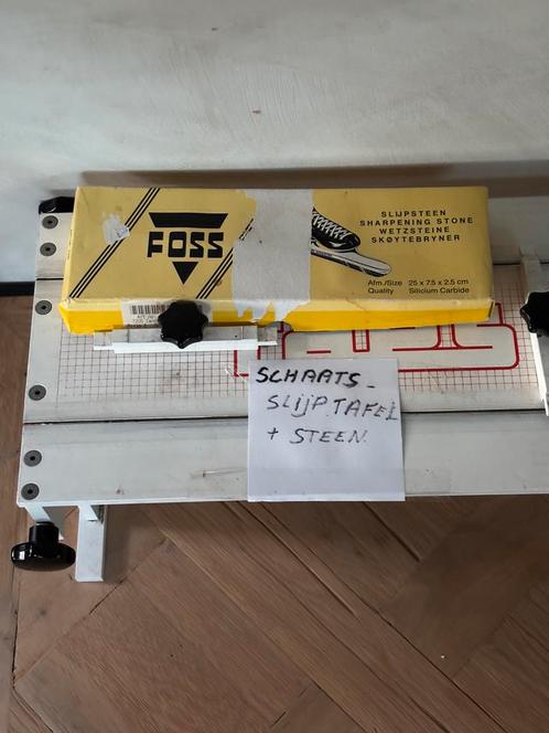 WD-013 Schaats slijptafel + slijpsteen FOSS, Doe-het-zelf en Verbouw, Gereedschap | Slijpmachines, Nieuw, Minder dan 700 watt