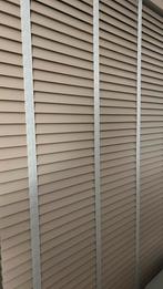 Nieuwe houten jaloezieën 2 maten | Full-option Laatste kans, Ophalen, Crème, 150 tot 200 cm, Nieuw