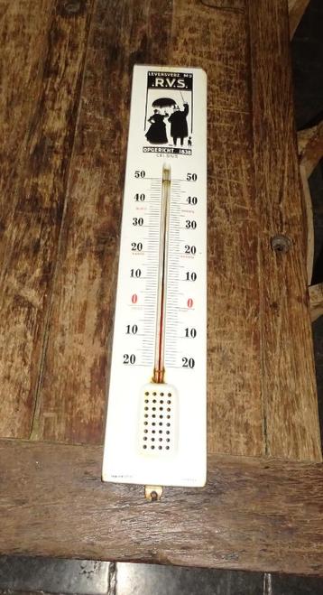 oude emaillen reclamebord emaille bord thermometer 1952 beschikbaar voor biedingen