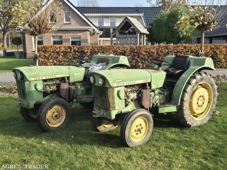 3x John Deere 1020 Smalspoor, Zakelijke goederen, Agrarisch | Tractoren, John Deere