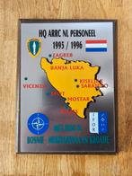 Plaquette IFOR HQ ARRC NL. Bosnië en Kroatië 1995/1996., Verzamelen, Militaria | Algemeen, Ophalen of Verzenden, Landmacht, Nederland