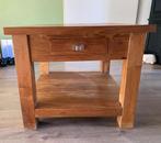 Leuke salon tafel, zij tafel, zwaar!, Huis en Inrichting, Tafels | Sidetables, Ophalen, 50 tot 100 cm, Vierkant, Zo goed als nieuw