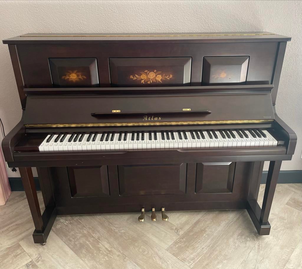 Atlas Piano, Ophalen, Gebruikt, Bruin, Piano