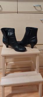 DAMES SCHOENEN leren laarsje, Ophalen, Jane Klain, Zwart, Lage of Enkellaarzen