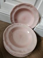 5 diepe borden roze Riviera Maison 24.5 cm doorsnede, Nieuw, Ophalen of Verzenden, Bord(en), Overige stijlen