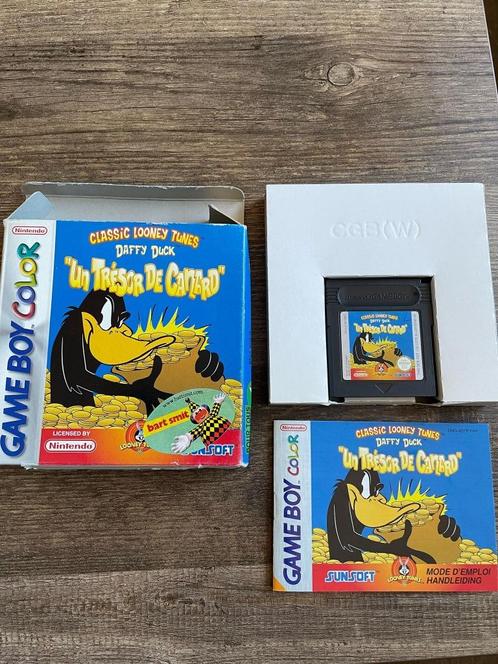 Daffy Duck un Trésor de Canard Gameboy COlor, Spelcomputers en Games, Games | Nintendo Game Boy, Gebruikt, Avontuur en Actie, 1 speler