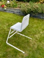 IKEA Langur Kinderstoel, Kunststof, Wit, Ophalen of Verzenden, Zo goed als nieuw